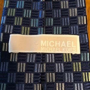 Michael Michael Kors Blue/Green Silk Neck‎ Tie